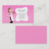 Modèle amical de carte de visite de cuisson (Devant / Derrière)