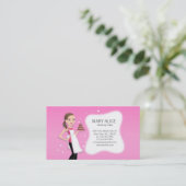 Modèle amical de carte de visite de cuisson (Debout devant)