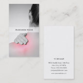 Modèle arrière du carte de visite de la femme (Devant / Derrière)