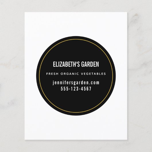 modèle autocollant biz (Devant)