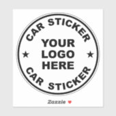 Modèle autocollant de voiture. Votre image ici. (Feuille)
