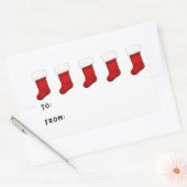 Modèle autocollants de Noël (Enveloppe)