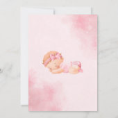 Modèle baby shower Invitation (Dos)