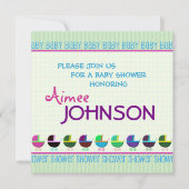 Modèle baby shower Invitation (Devant)