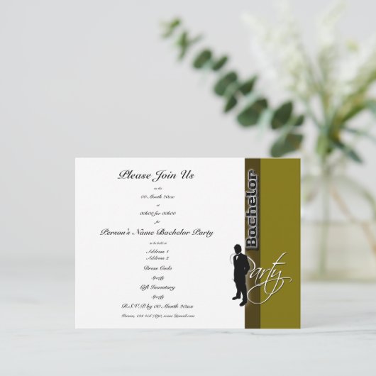 Modèle Bachelor (Debout devant)