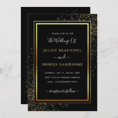 Modèle Black et Gold personnalisé (Devant / Derrière)