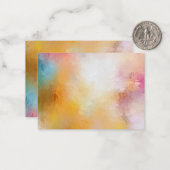 Modèle blanc Abstrait personnalisé coloré (Devant/Arrière en situation)