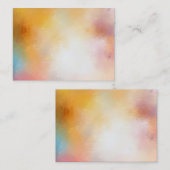 Modèle blanc Abstrait personnalisé élégant coloré (Devant / Derrière)