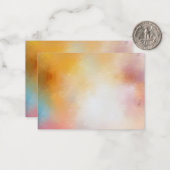 Modèle blanc Abstrait personnalisé élégant coloré (Devant/Arrière en situation)