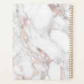 Modèle blanc marbre or Rose sur mesure (Dos)