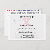 Modèle blanc personnalisé (Devant / Derrière)