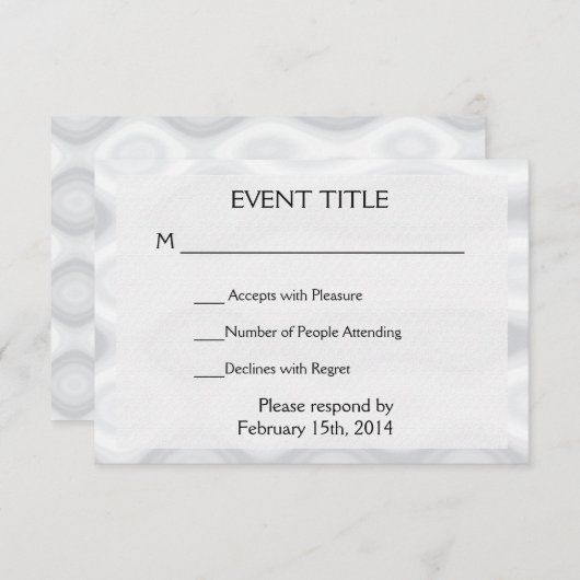 Modèle blanc rapide et facile (Devant / Derrière)