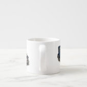 Modèle bleu Une tasse expresso (Dos)