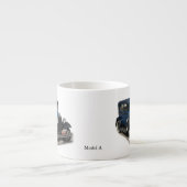 Modèle bleu Une tasse expresso (Devant)