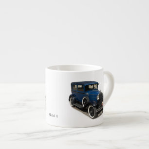 Modèle bleu Une tasse expresso