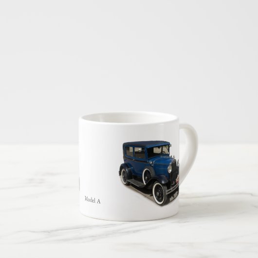 Modèle bleu Une tasse expresso (Devant droit)