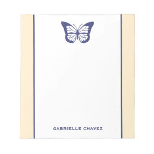 Modèle Bloc-notes jaune et violet