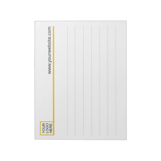 Modèle Bloc-notes professionnel personnalisé (Tourné)