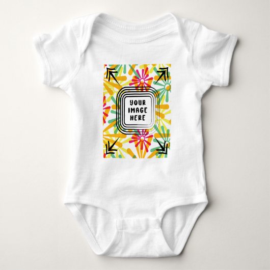 Modèle Body Manches Courtes en Jersey pour Bébé (Devant)