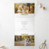 Modèle Botanique Script Joyeux 2-Photos avec cadre (Intérieur)