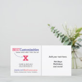 Modèle cadeau blanc personnalisable (Debout devant)