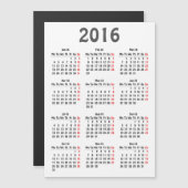 modèle calendrier 2016 (Devant / Derrière)