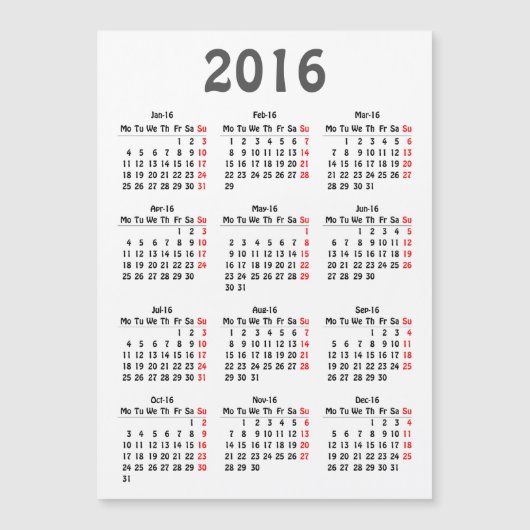 modèle calendrier 2016 (Devant)