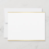 Modèle Calligraphié Personnalisé Texte Plat (Dos)