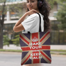 Modèle calme - Sac fourre-tout Union Jack Vintage