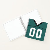 Modèle Carnet de football Jersey personnalisable (Intérieur)