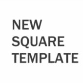 Modèle carré Sticker (Devant)