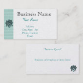 MODÈLE - Carte de profil (Devant / Derrière)