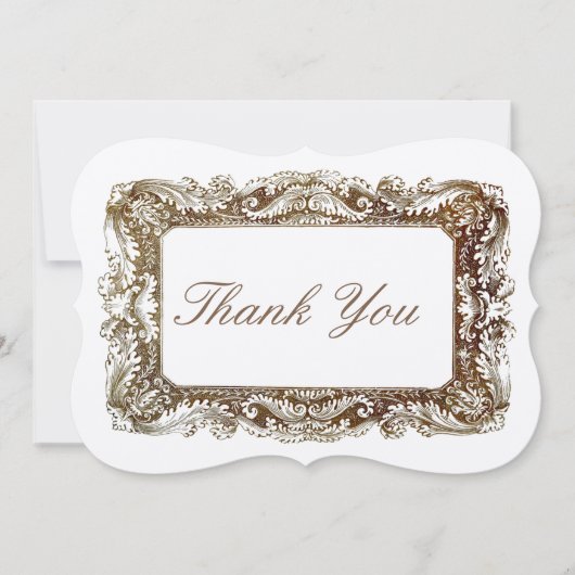 Modèle Carte de remerciements de l'ère victorienne (Devant)