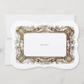 Modèle Carte de remerciements de l'ère victorienne (Dos)