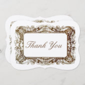 Modèle Carte de remerciements de l'ère victorienne (Devant / Derrière)