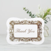 Modèle Carte de remerciements de l'ère victorienne (Debout devant)