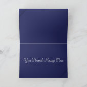 Modèle carte de remerciements **Dégradé doux, Bleu (Intérieur)