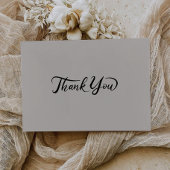 Modèle Carte de remerciements moderne