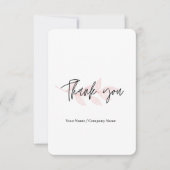 Modèle Carte de remerciements plat (Devant)
