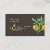 Modèle carte de visite, AJOUTER VOTRE LOGO (Dos)