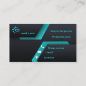 modèle carte de visite après effets (Dos)