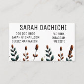 Modèle carte de visite Avec Image, , Entreprise (Devant)