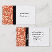 Modèle Carte de visite concepteur (Devant / Derrière)