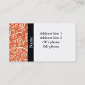 Modèle Carte de visite concepteur (Dos)