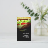 modèle carte de visite de Hamburger (Debout devant)
