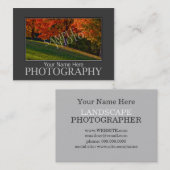 Modèle Carte de visite de la photographie (Devant / Derrière)