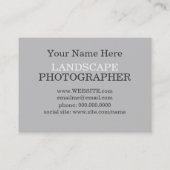 Modèle Carte de visite de la photographie (Dos)