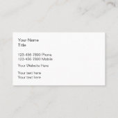 Modèle Carte de visite de service pour animaux (Dos)