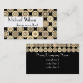 modèle carte de visite moderne (Devant / Derrière)