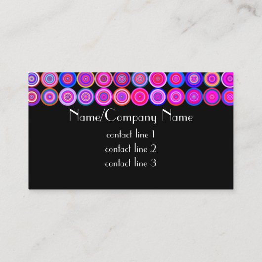 modèle carte de visite moderne (Dos)